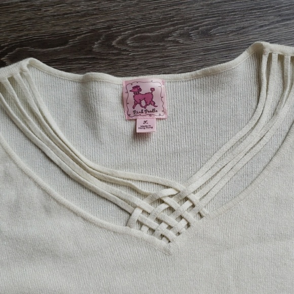 Pink Poodle Sweater - Picture 2 of 4